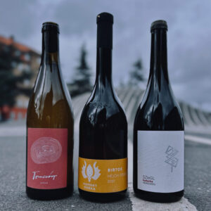 Hungarian natural wine tasting box